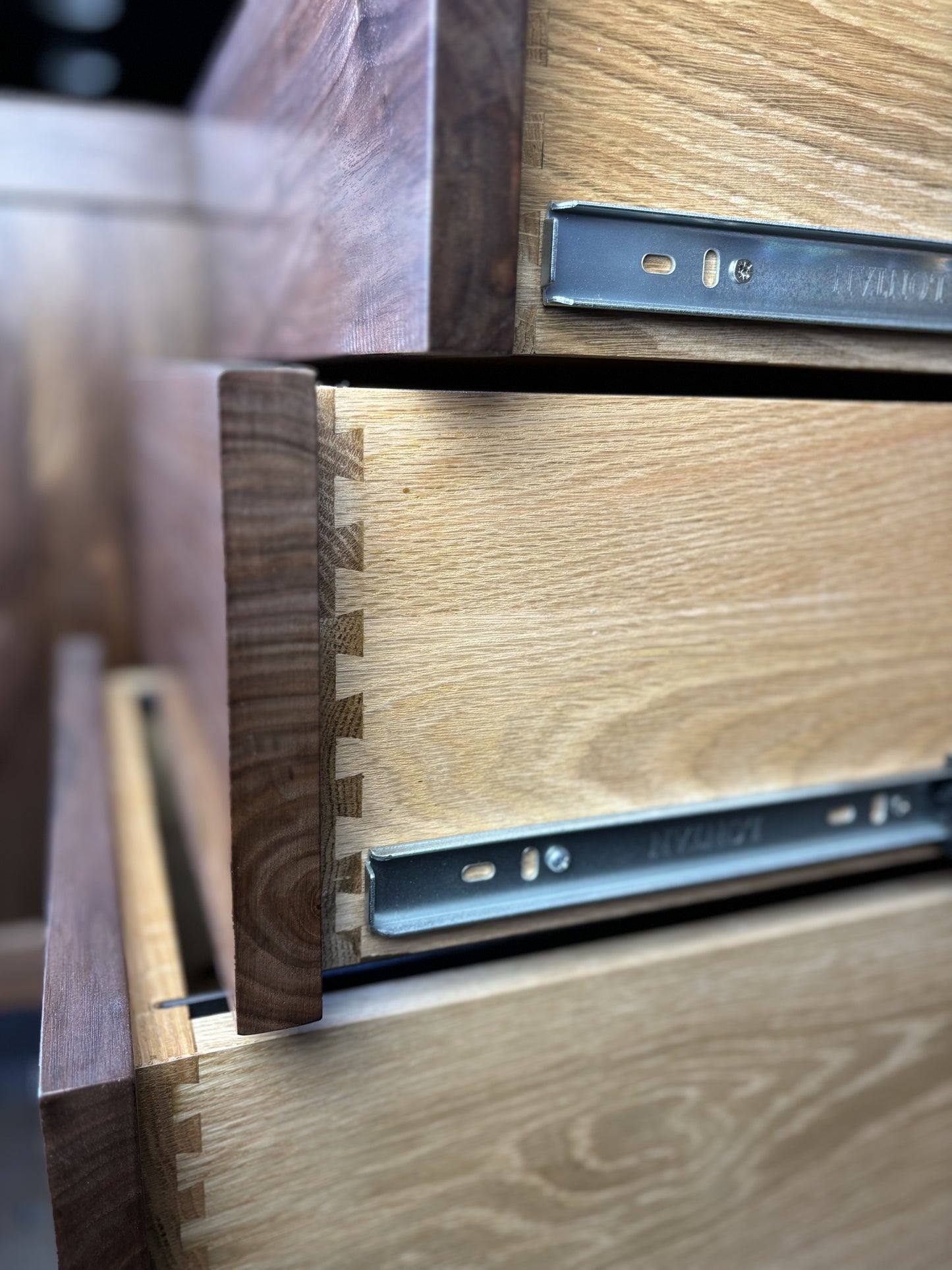 Live Edge Walnut Dresser