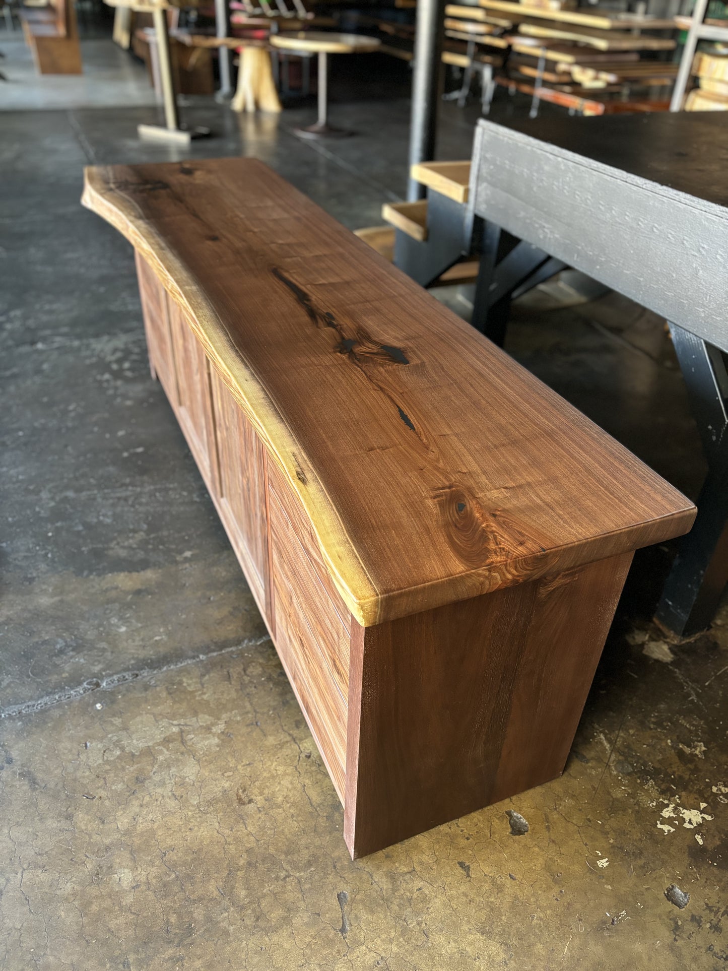 Live Edge Walnut Dresser