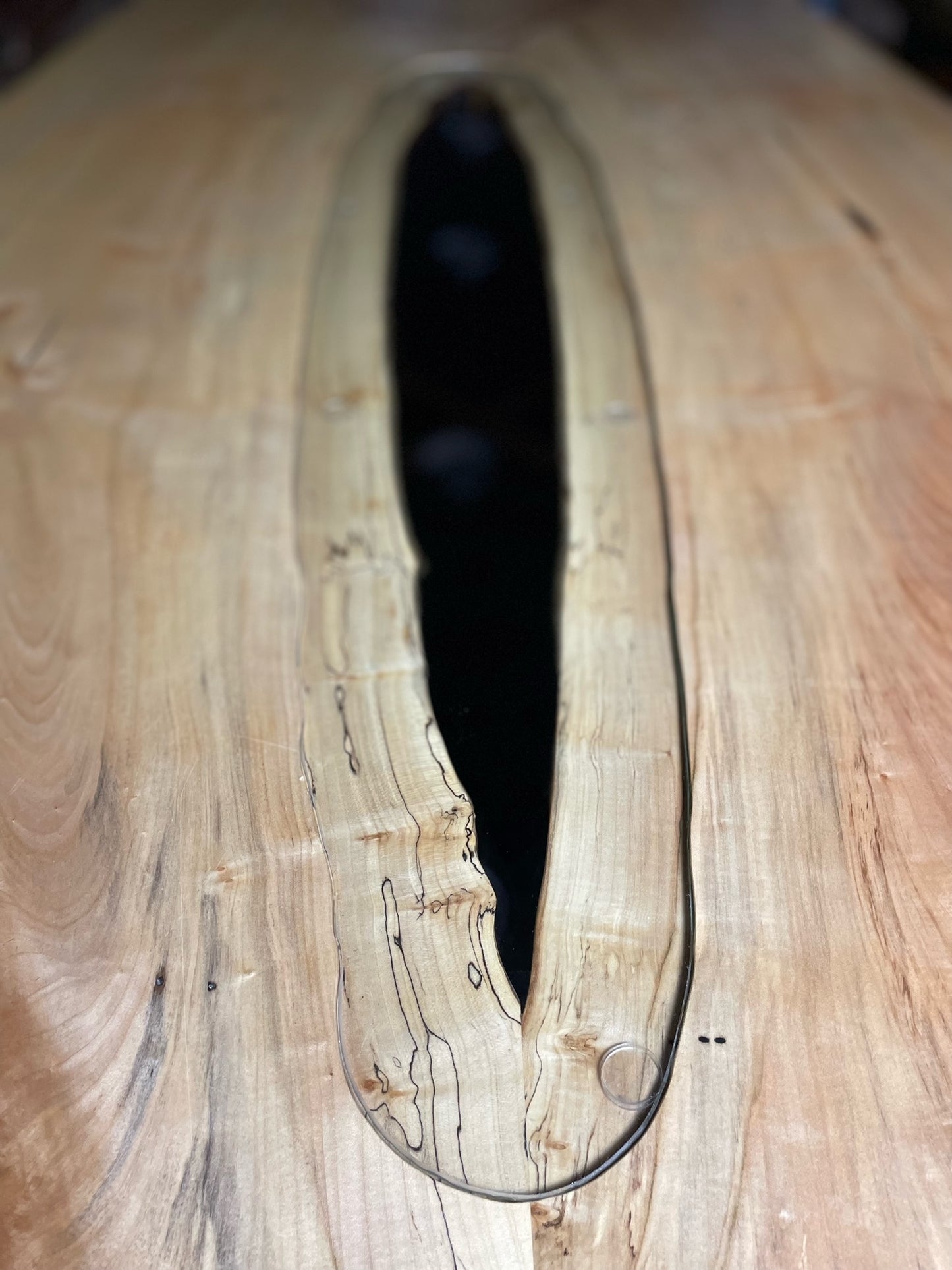 Spalted Maple w/ Glass Inlay