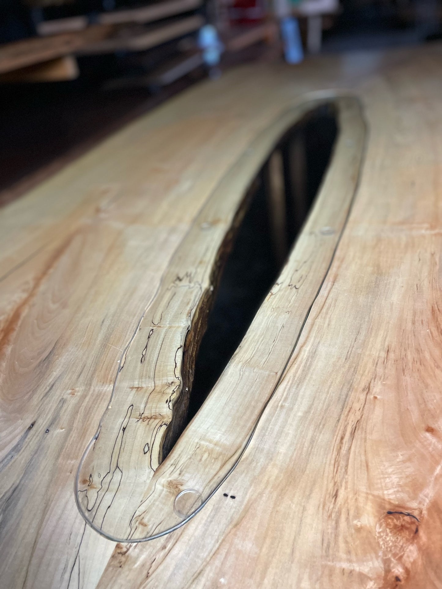 Spalted Maple w/ Glass Inlay