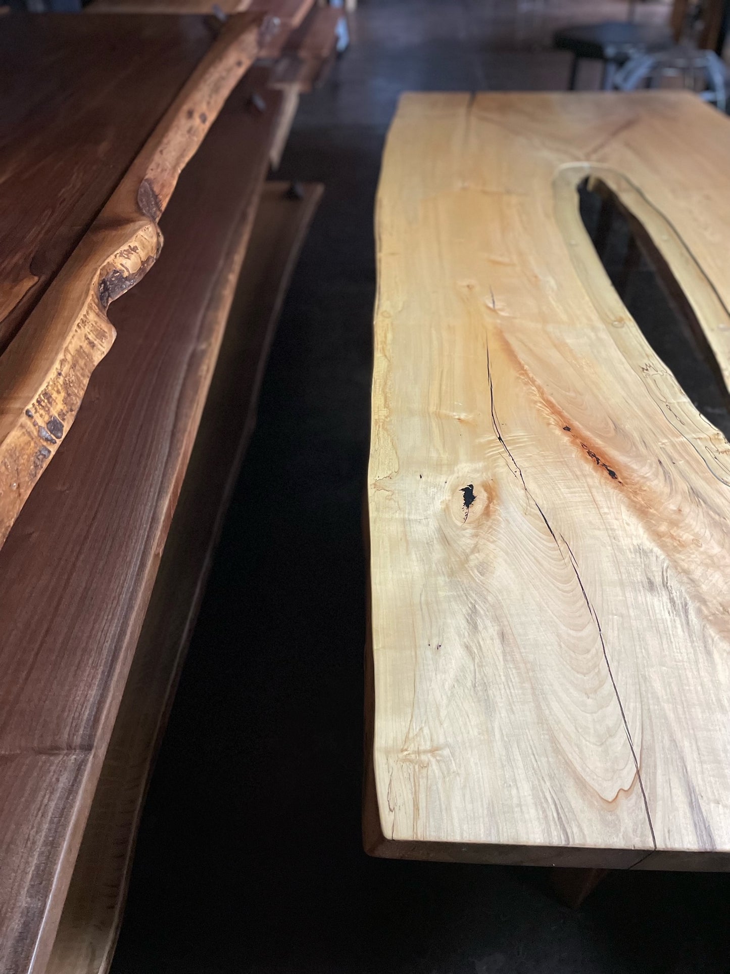 Spalted Maple w/ Glass Inlay
