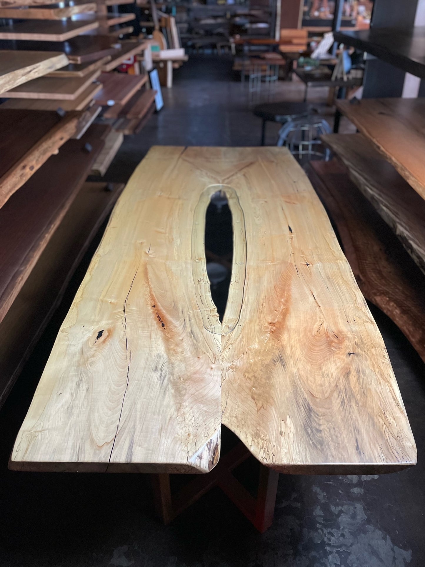 Spalted Maple w/ Glass Inlay