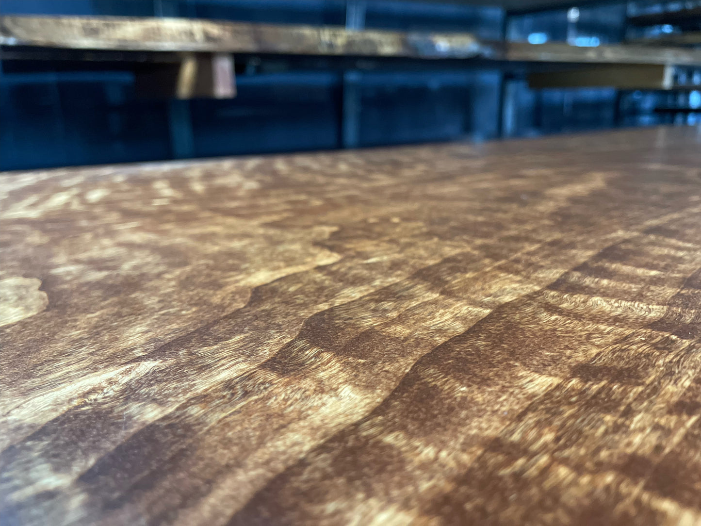 Stained Eastern Cottonwood Slab Tabletop
