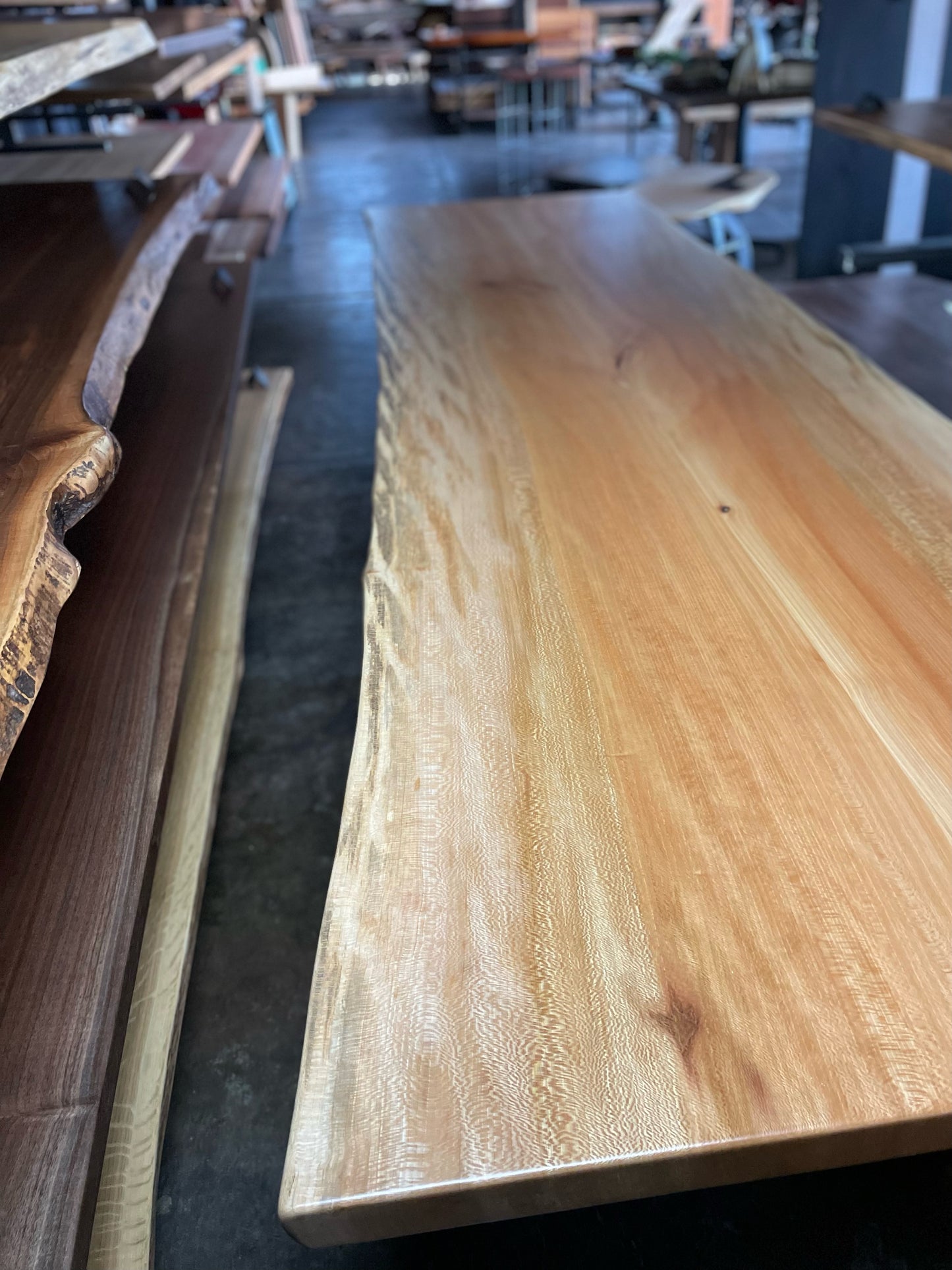 Sycamore Slab Tabletop