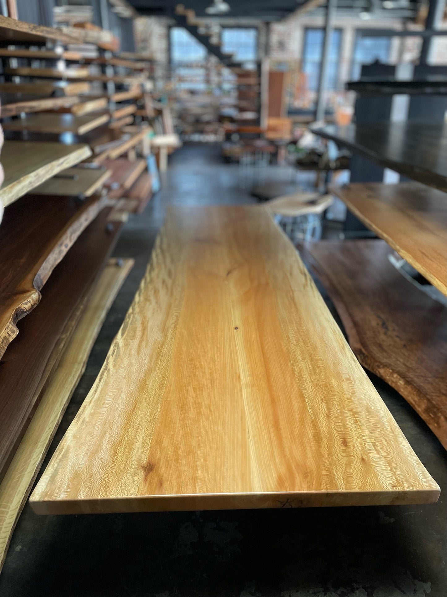 Sycamore Slab Tabletop