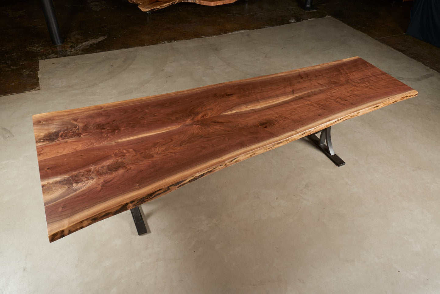 Walnut Bookmatch Table