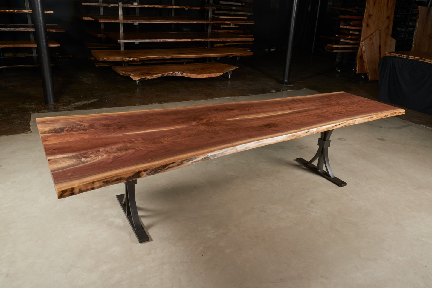 Walnut Bookmatch Table