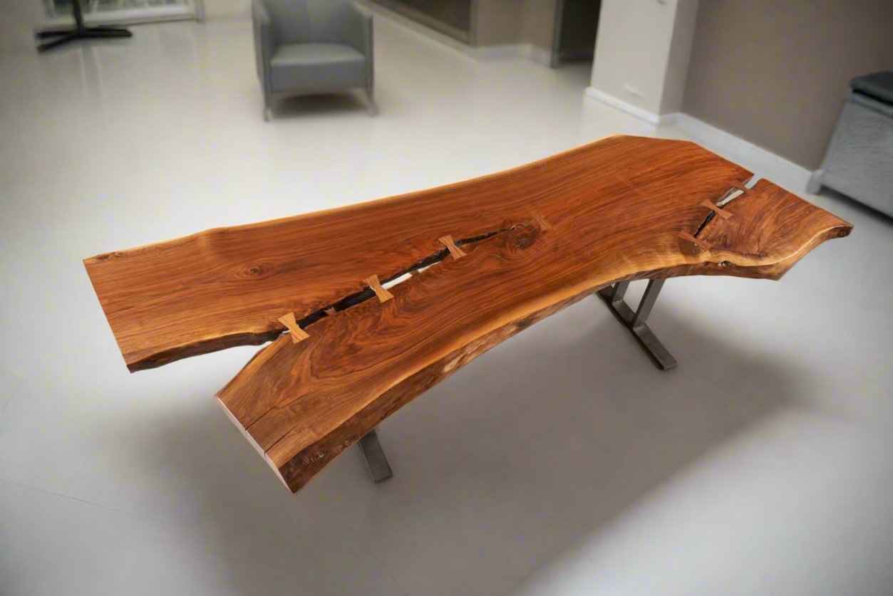 Walnut Bow Tie Dining Table