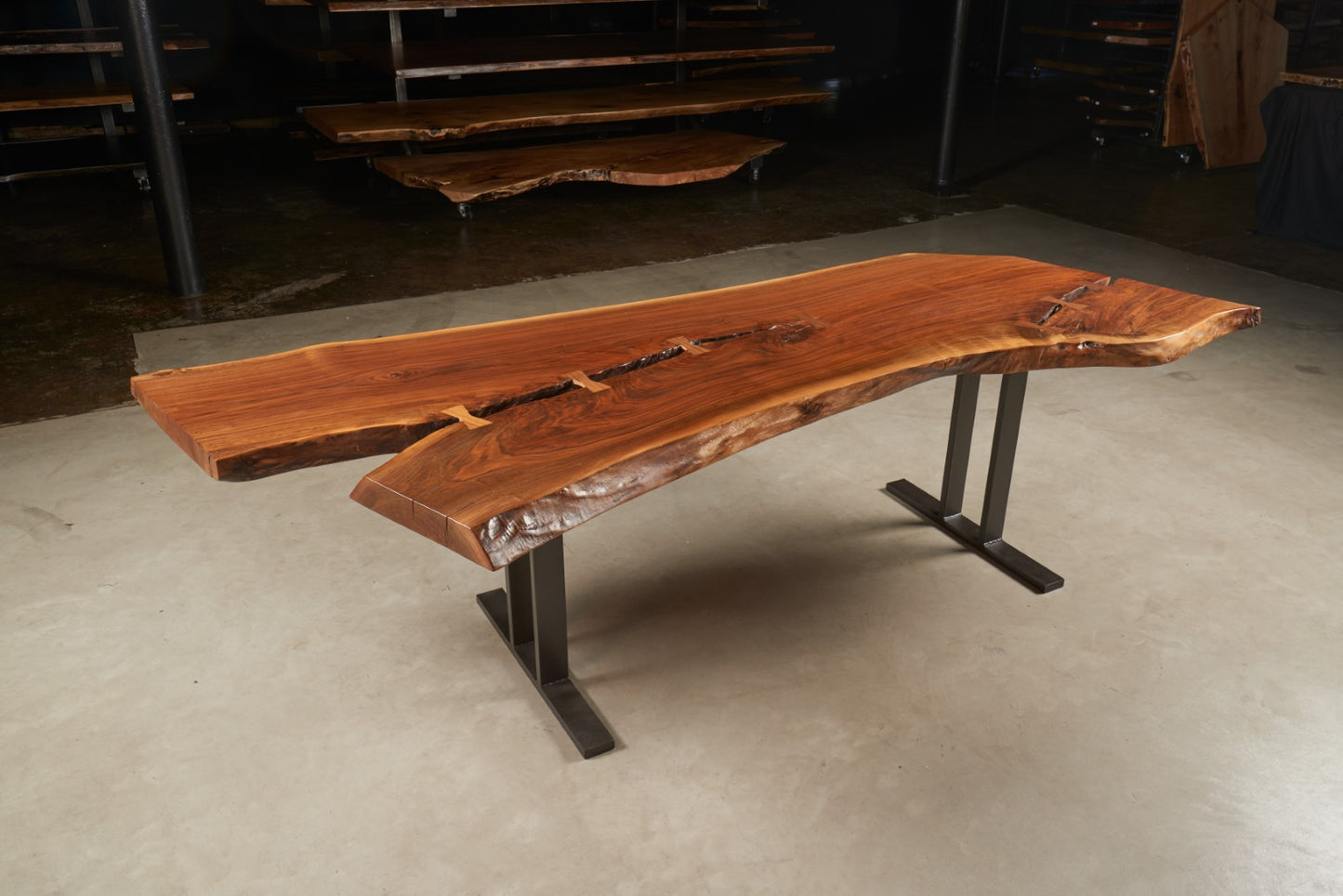 Walnut Bow Tie Dining Table