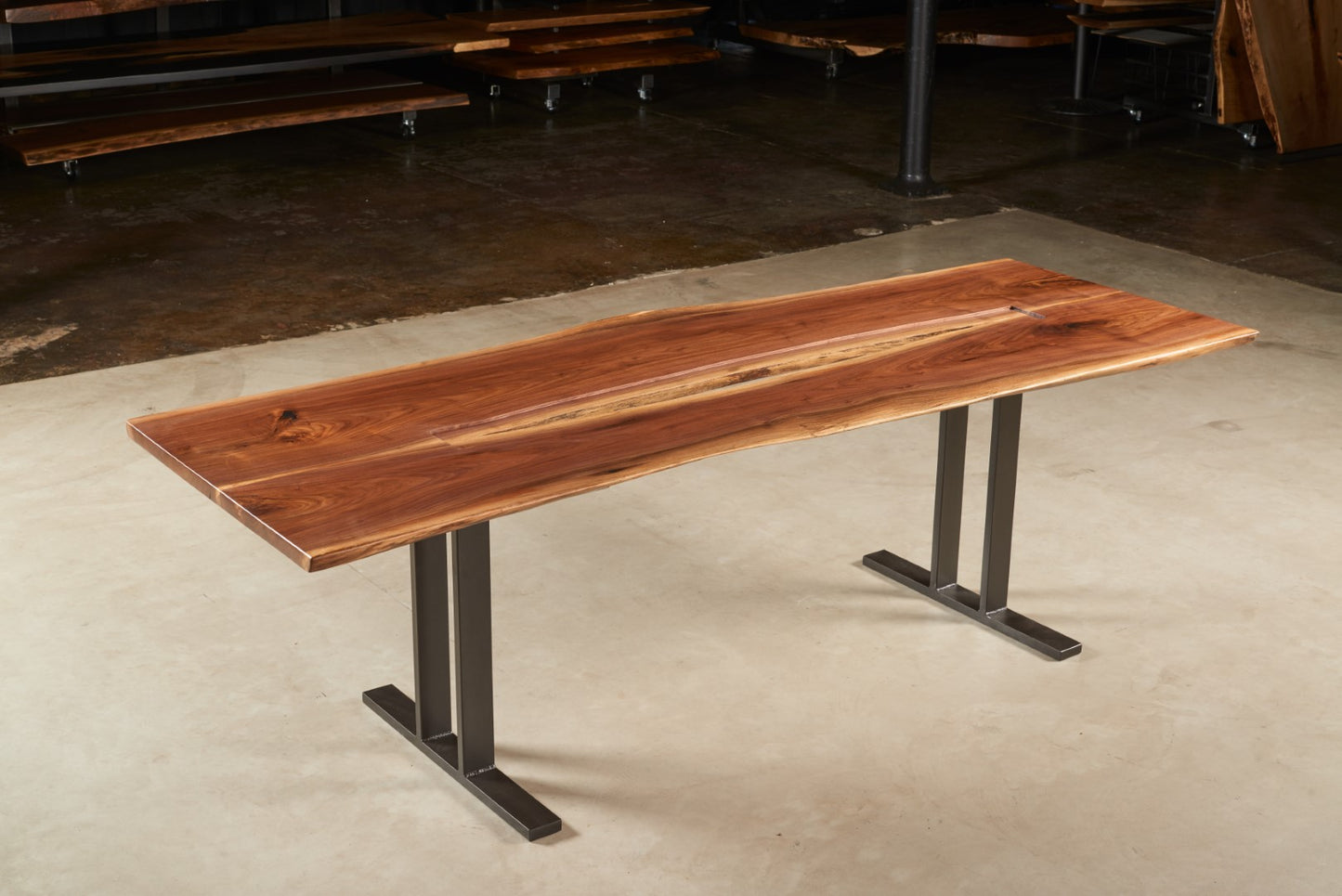 Walnut with Glass Inlay #9