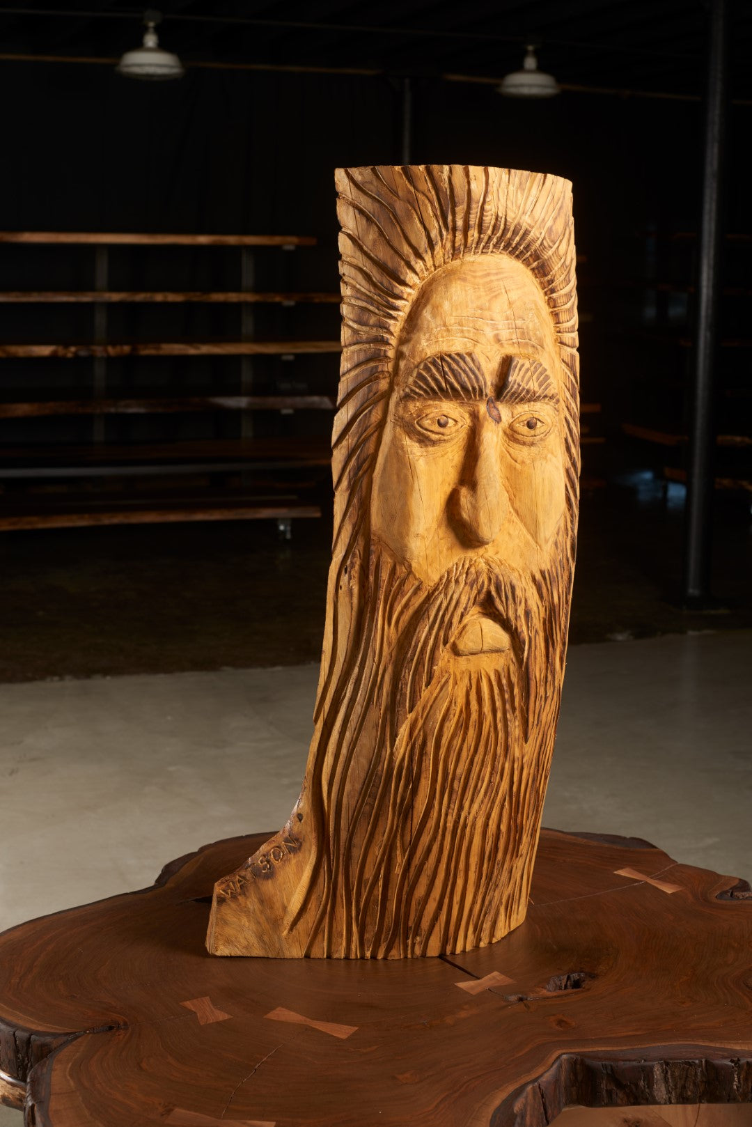 Mountain Man Sculpture