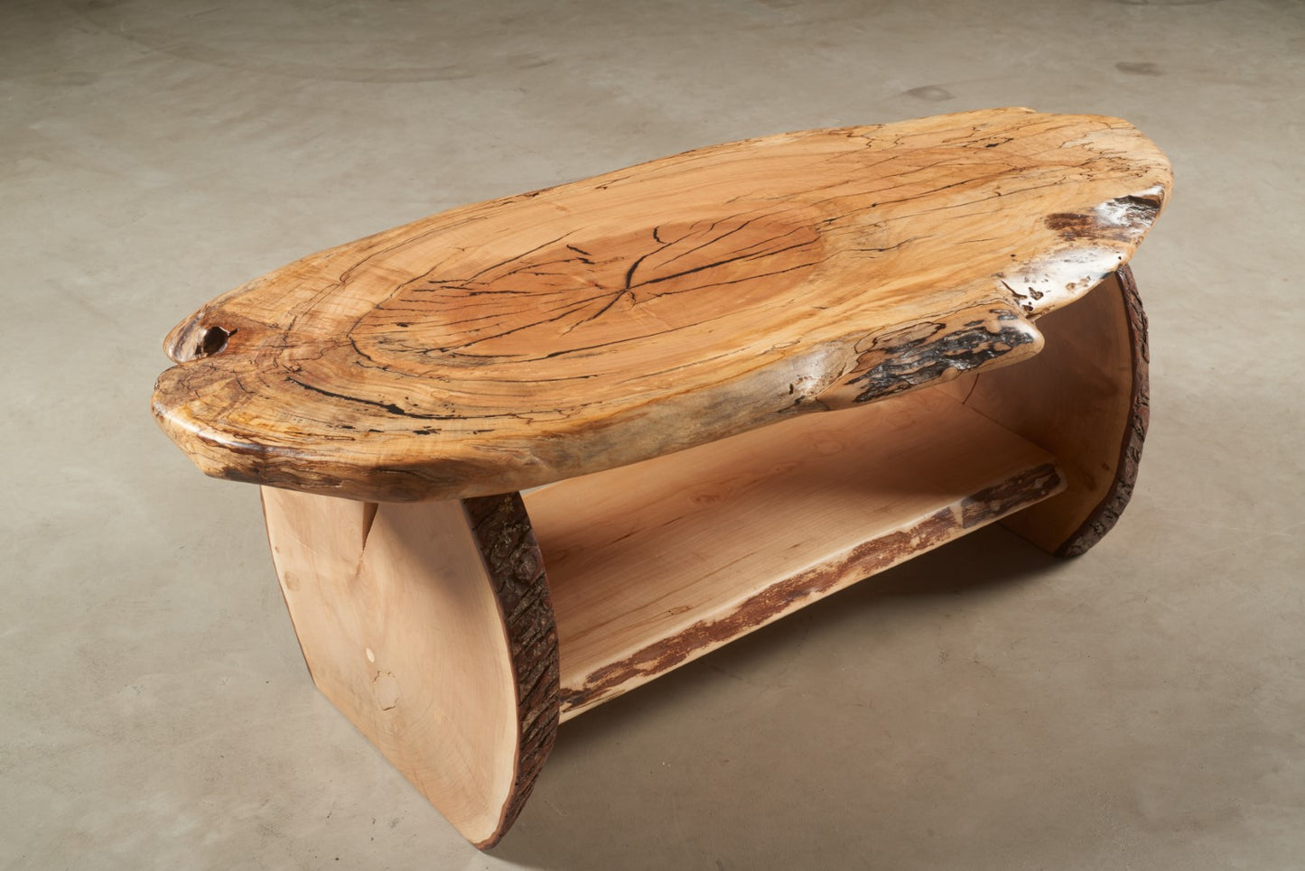 Maple (Bias Cut) Coffee Table #27