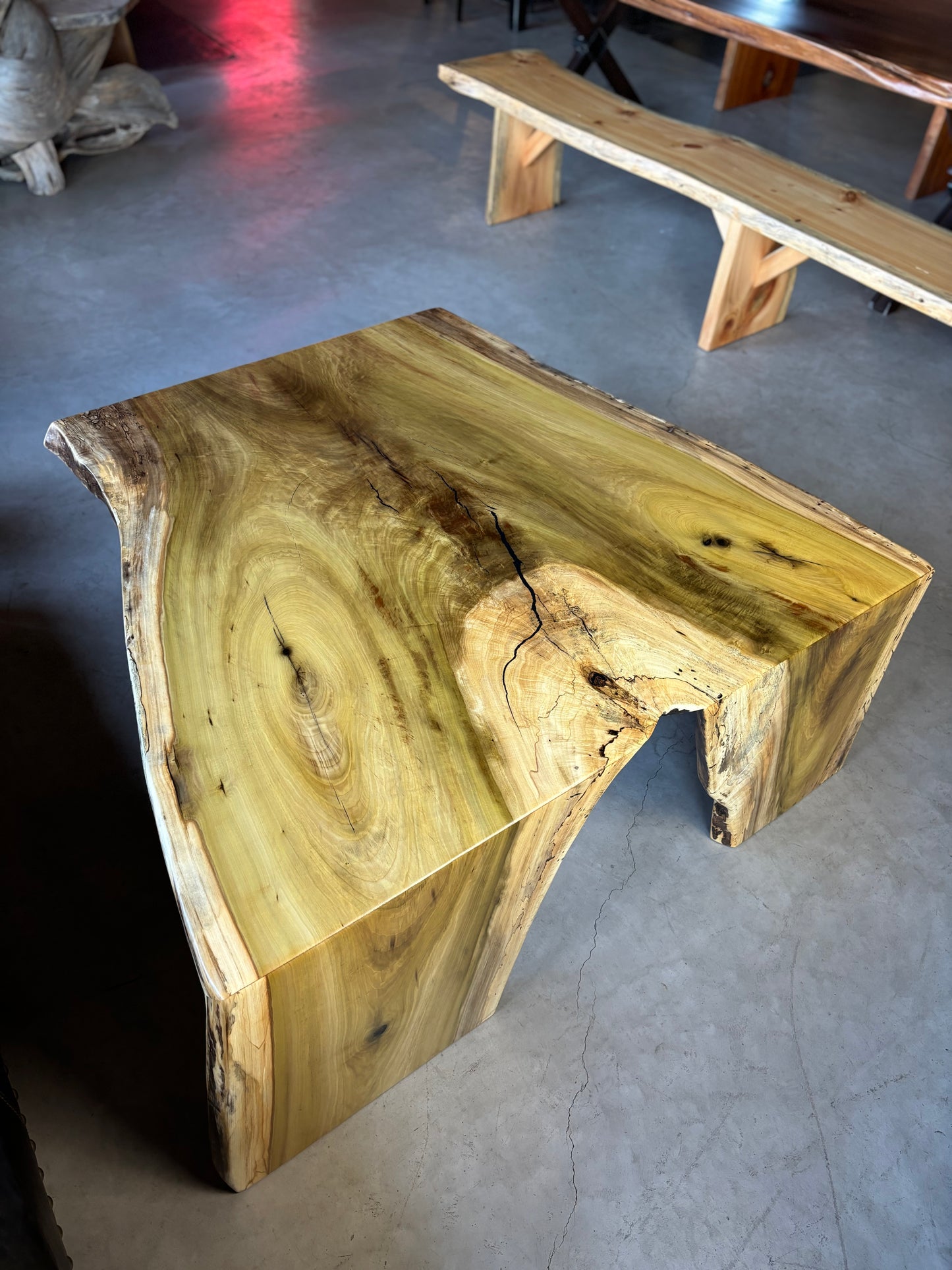 Poplar Waterfall Coffee Table