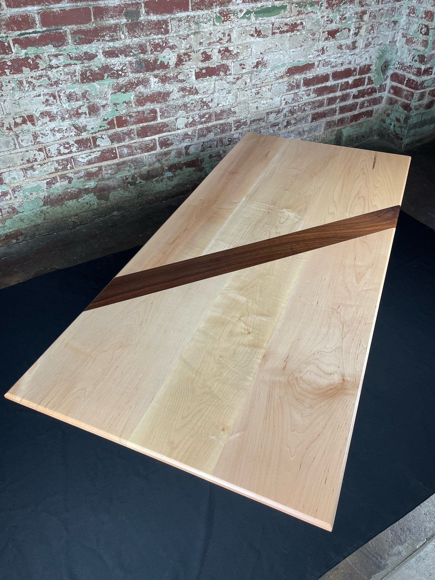 Maple with Black Walnut Inlay Coffee Table