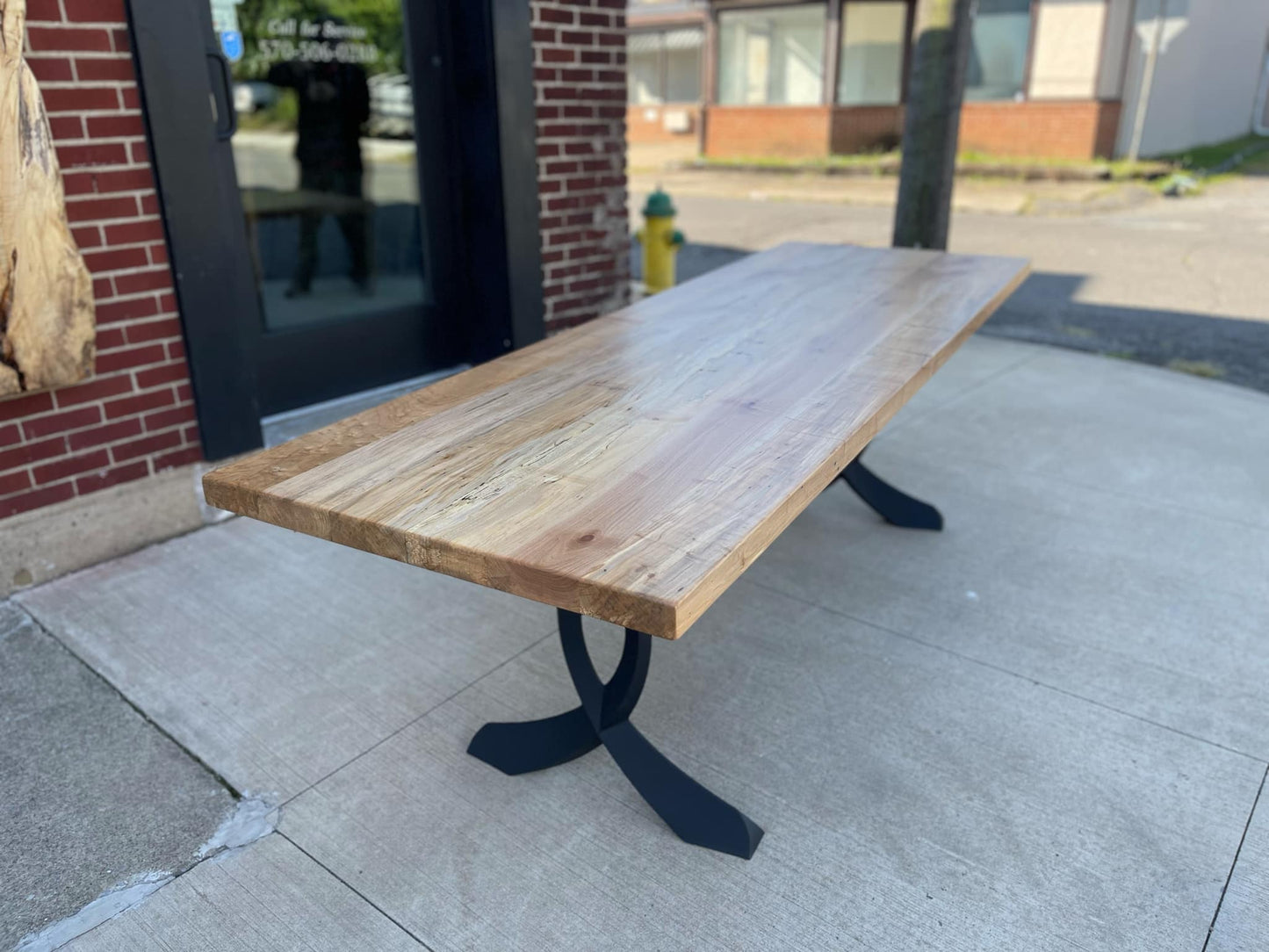 Reclaimed Hardwood Farm Table