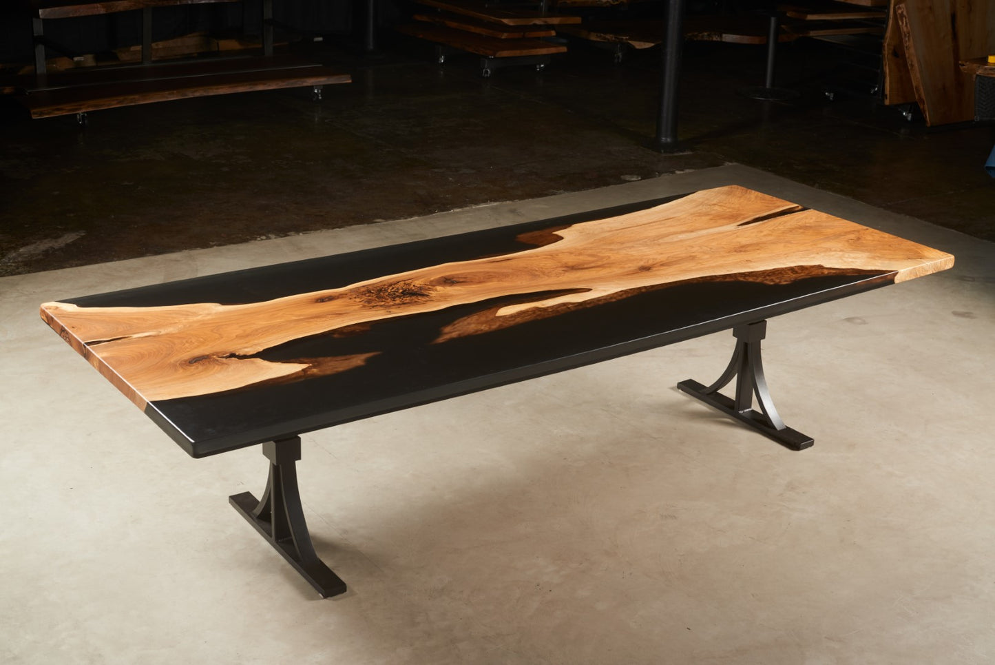 Butternut with Dark Epoxy Table #16