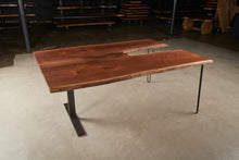 Load image into Gallery viewer, Walnut with Glass Inlay Table #43
