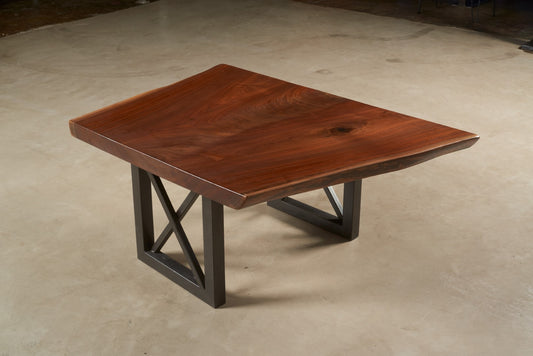 Straight Edge Walnut Coffee Table