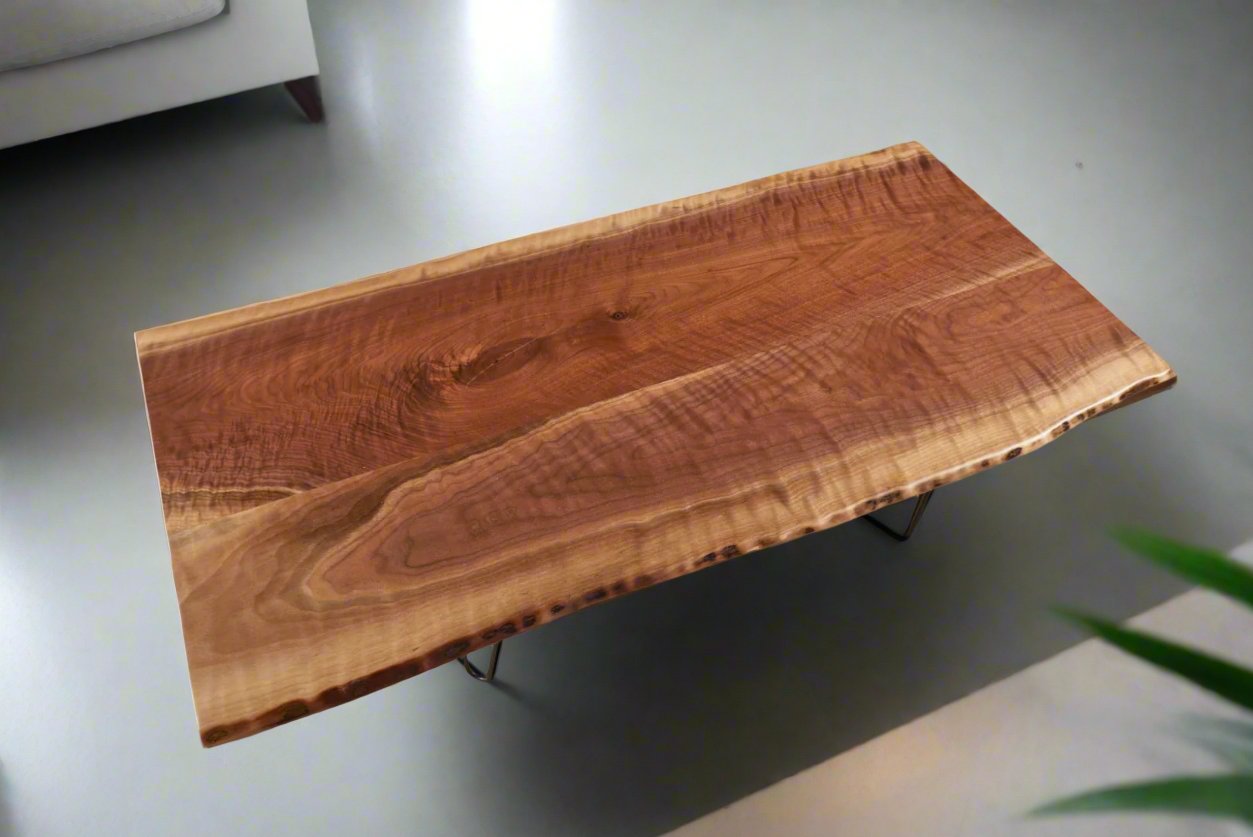 Curly Walnut Coffee Table